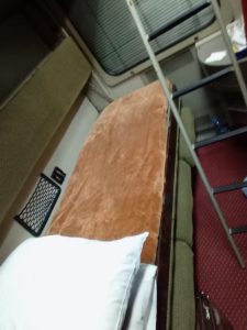 Bed of Sleeping train