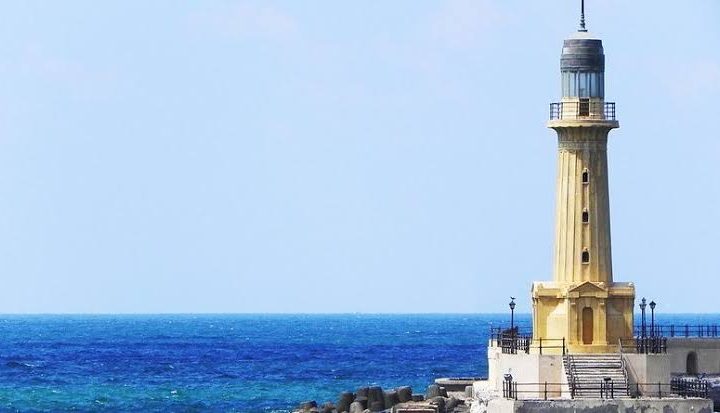 Lighthouse of Alexandria in Egypt